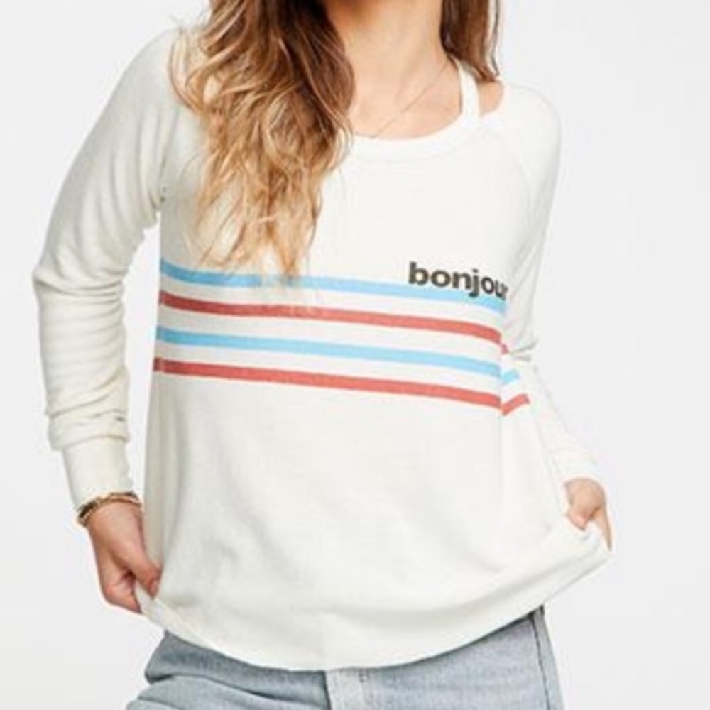 Chaser Brand “bonjour” Long Sleeve
